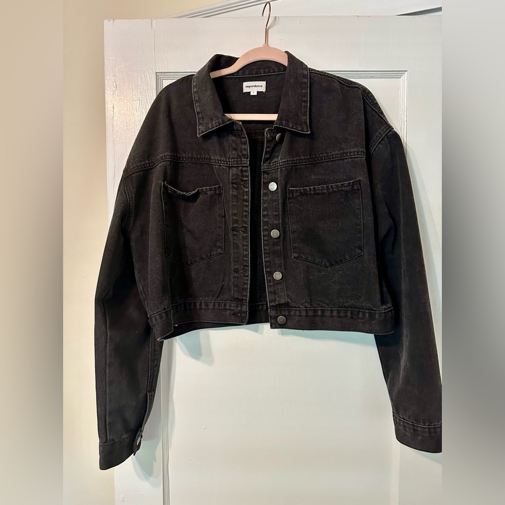 Superdown Mary Jane Cropped Jacket - image 4